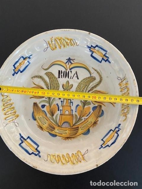 Antig&uuml;edades: plato de loza - Foto 4