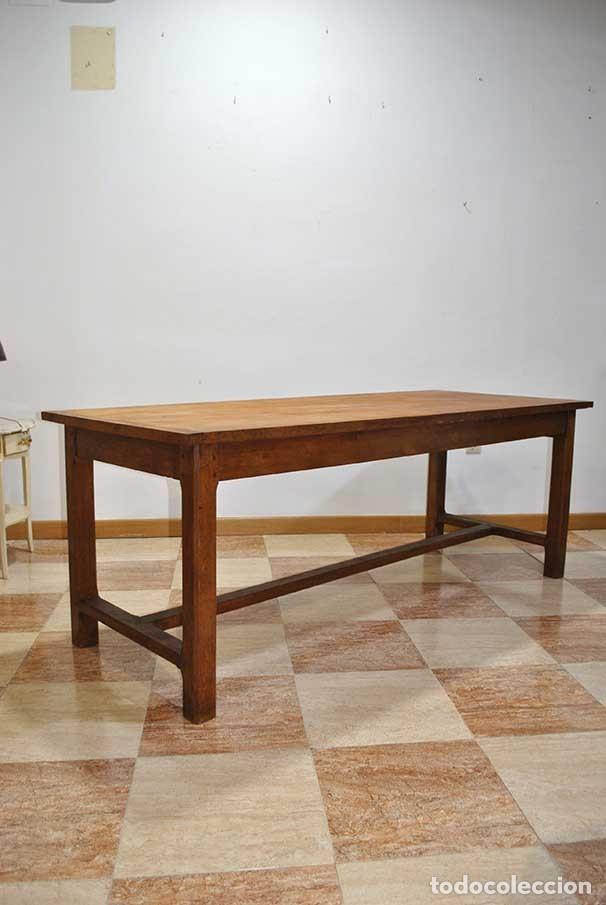 Antig&uuml;edades: MESA R&Uacute;STICA DE ROBLE - Foto 5