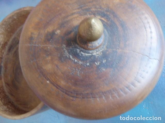 Antig&uuml;edades: Caja redonda para mesa - Foto 3