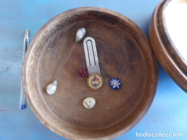 Antig&uuml;edades: Caja redonda para mesa - Foto 5
