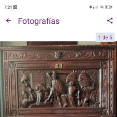 Antigüedades: BARGUEÑO CASTELLANO MUEBLE BAR