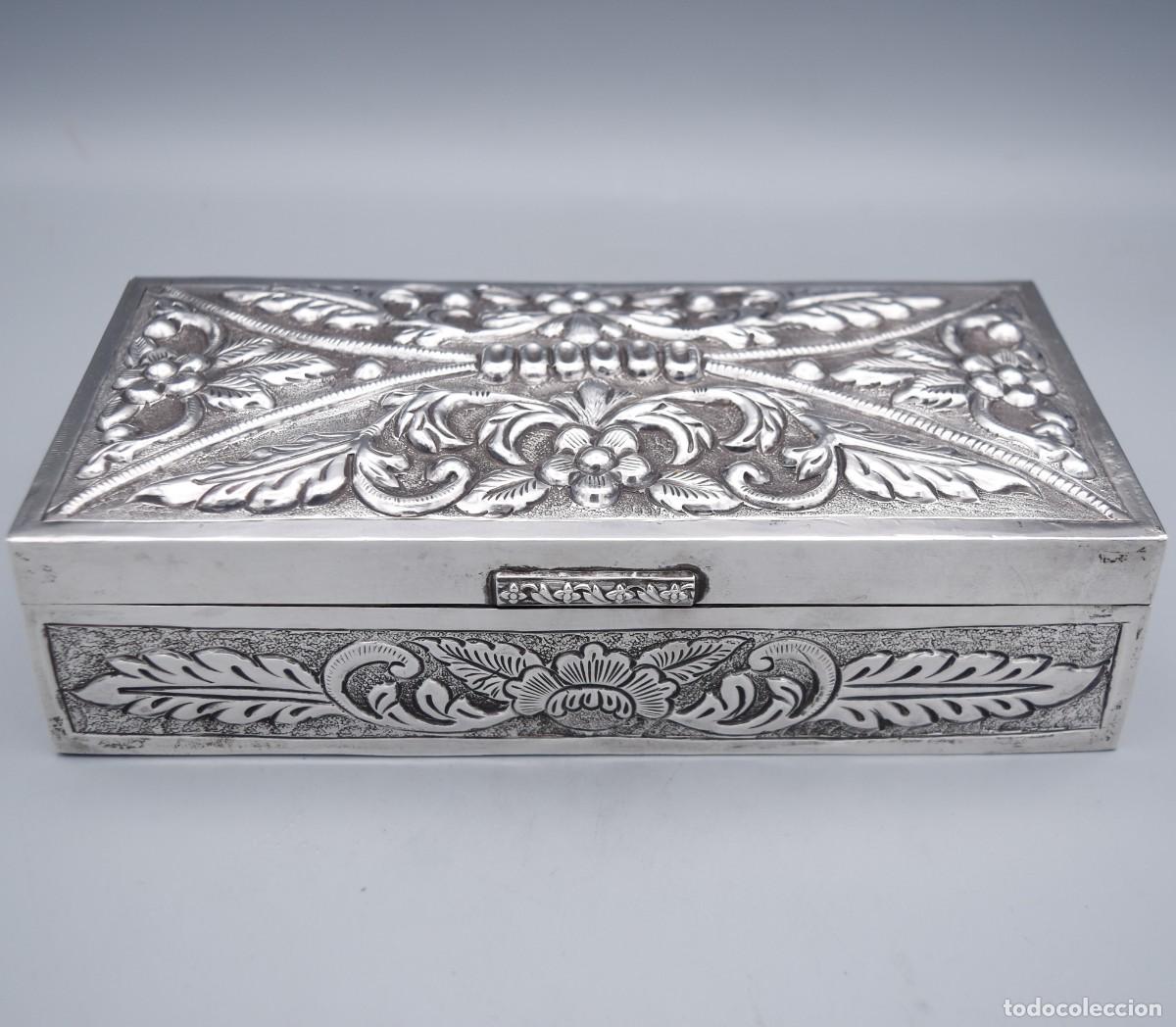 Antig&uuml;edades: Plata - Caja de gran tama&ntilde;o - Foto 9
