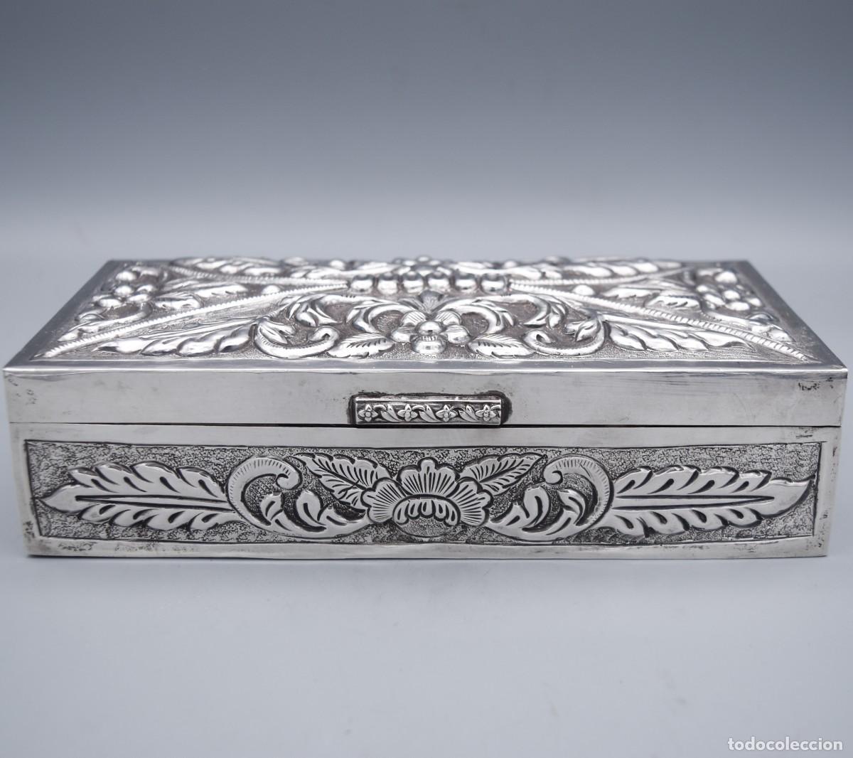 Antig&uuml;edades: Plata - Caja de gran tama&ntilde;o - Foto 10