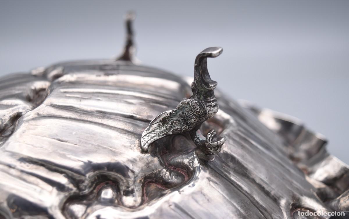 Antig&uuml;edades: Plata - Centro de mesa grande - Concha - Foto 14
