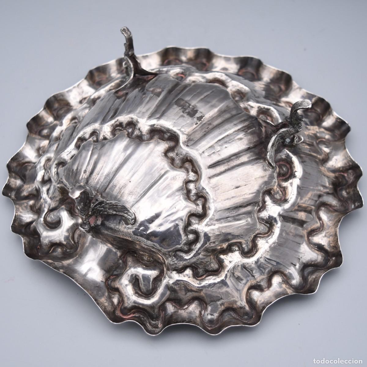 Antig&uuml;edades: Plata - Centro de mesa grande - Concha - Foto 15