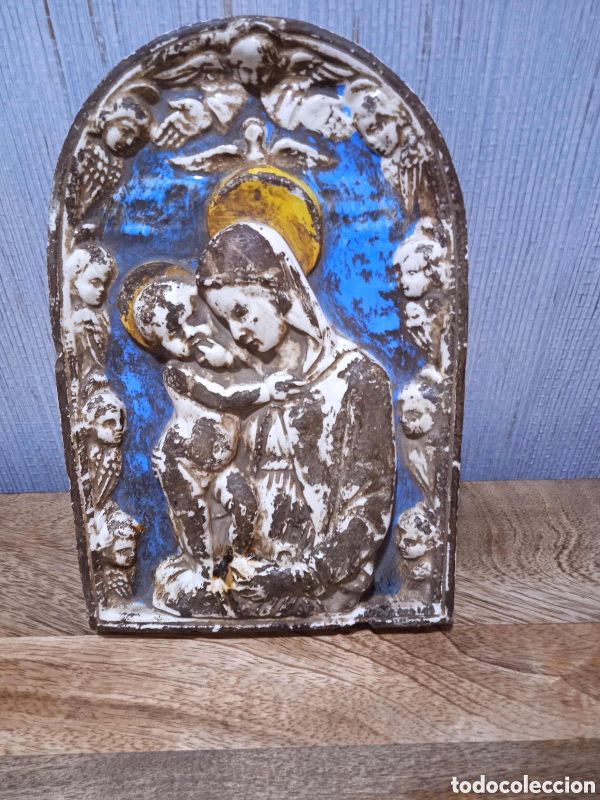 Antig&uuml;edades: Plaf&oacute;n de porcelana antigua - Foto 1