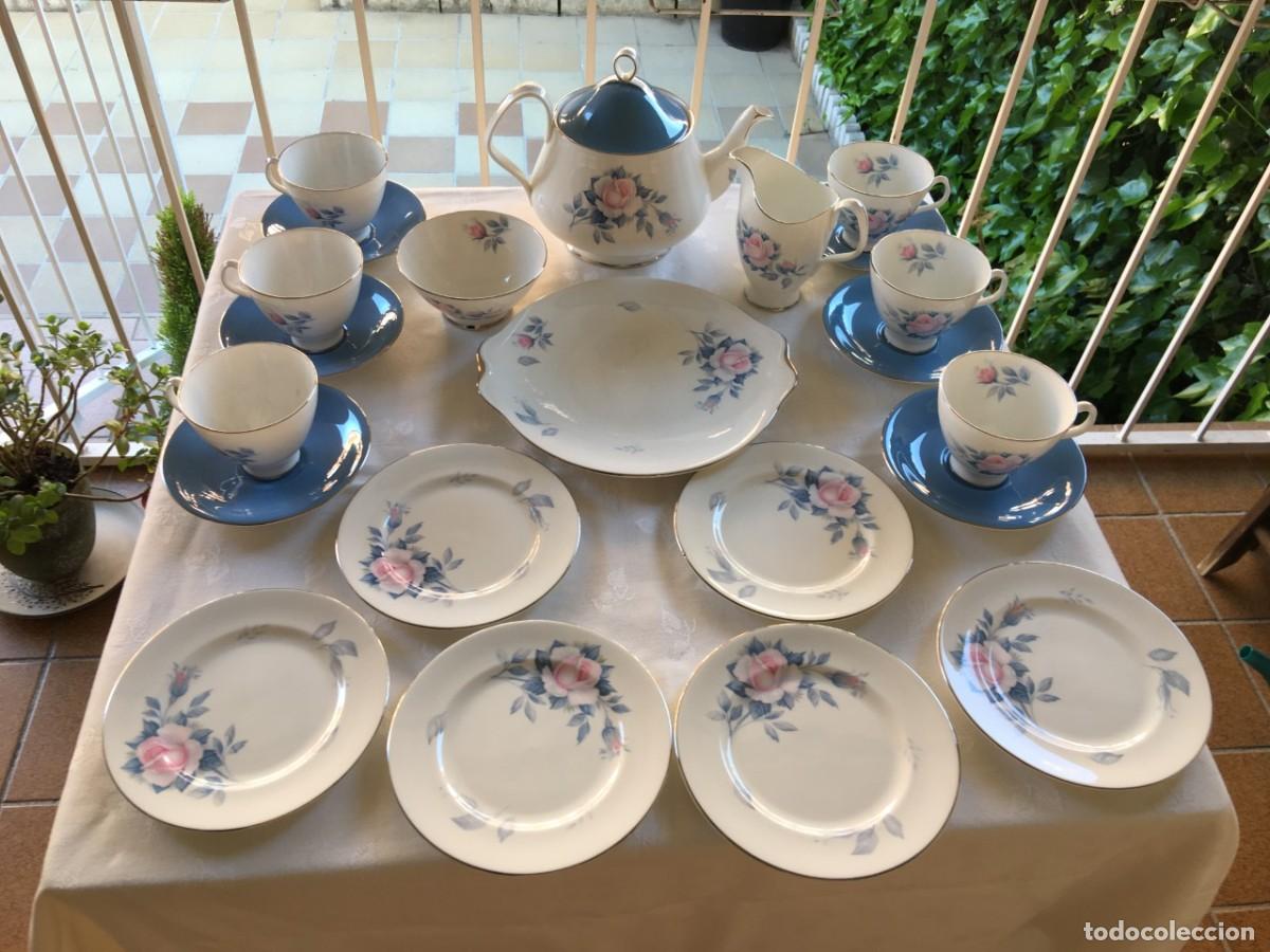 Antig&uuml;edades: Juego de T&eacute; Ingl&eacute;s Royal Albert - Foto 3