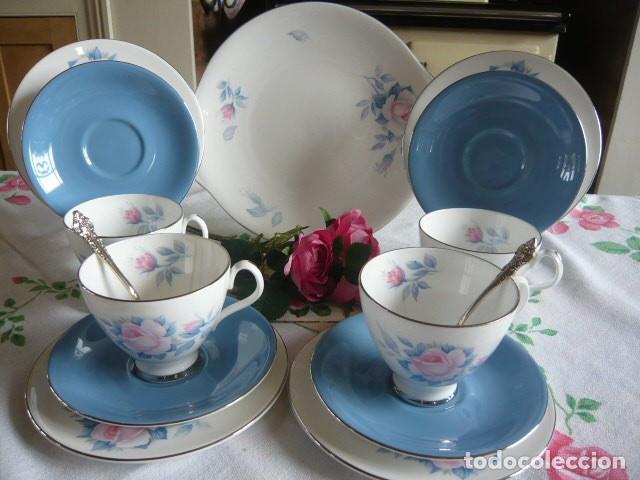 Antig&uuml;edades: Juego de T&eacute; Ingl&eacute;s Royal Albert - Foto 4