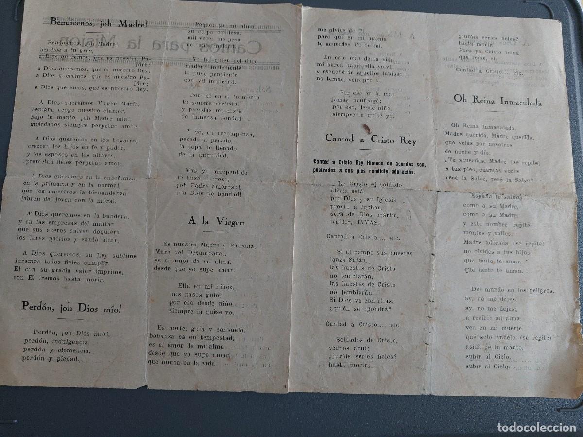 Antig&uuml;edades: Cantos para la mision . - Foto 2