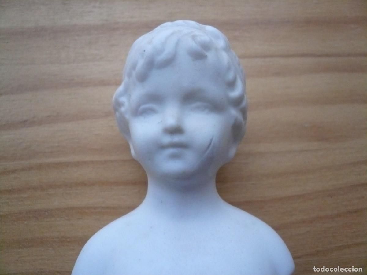 Antig&uuml;edades: PAREJA DE PEQUE&Ntilde;OS BUSTOS DE BISCUIT FRANCIA - Foto 8