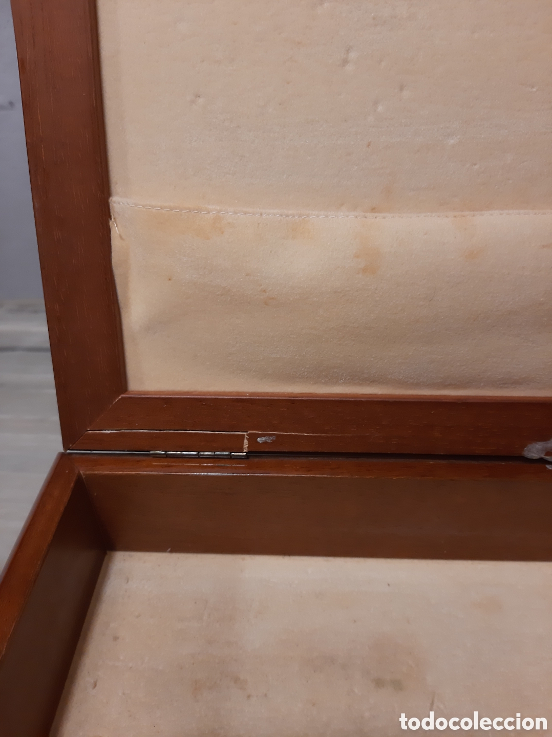 Antig&uuml;edades: Antigua caja de raiz y plata - Foto 10