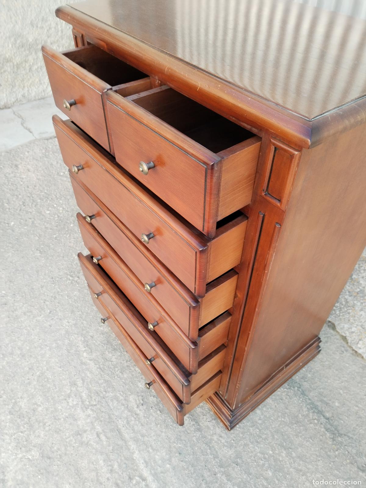 Antig&uuml;edades: comoda de 7 cajones - Foto 5