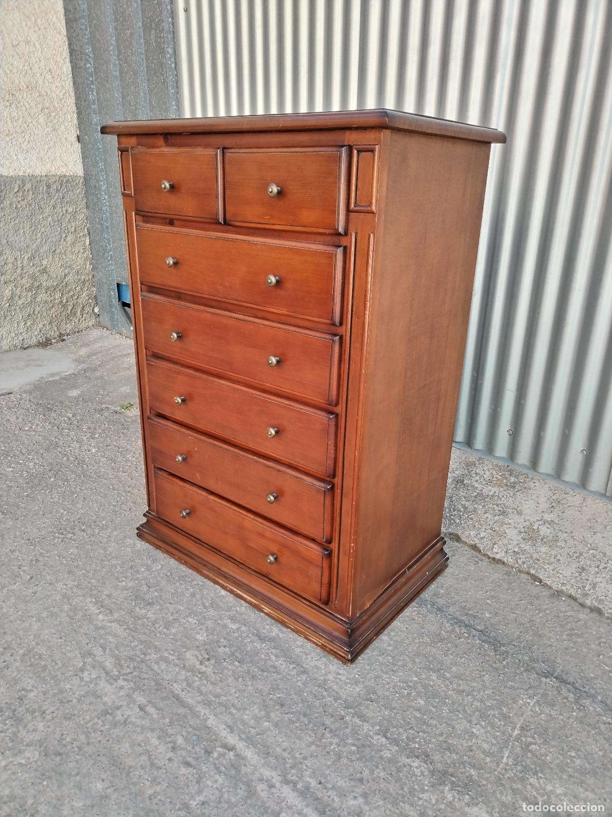 Antig&uuml;edades: comoda de 7 cajones - Foto 9