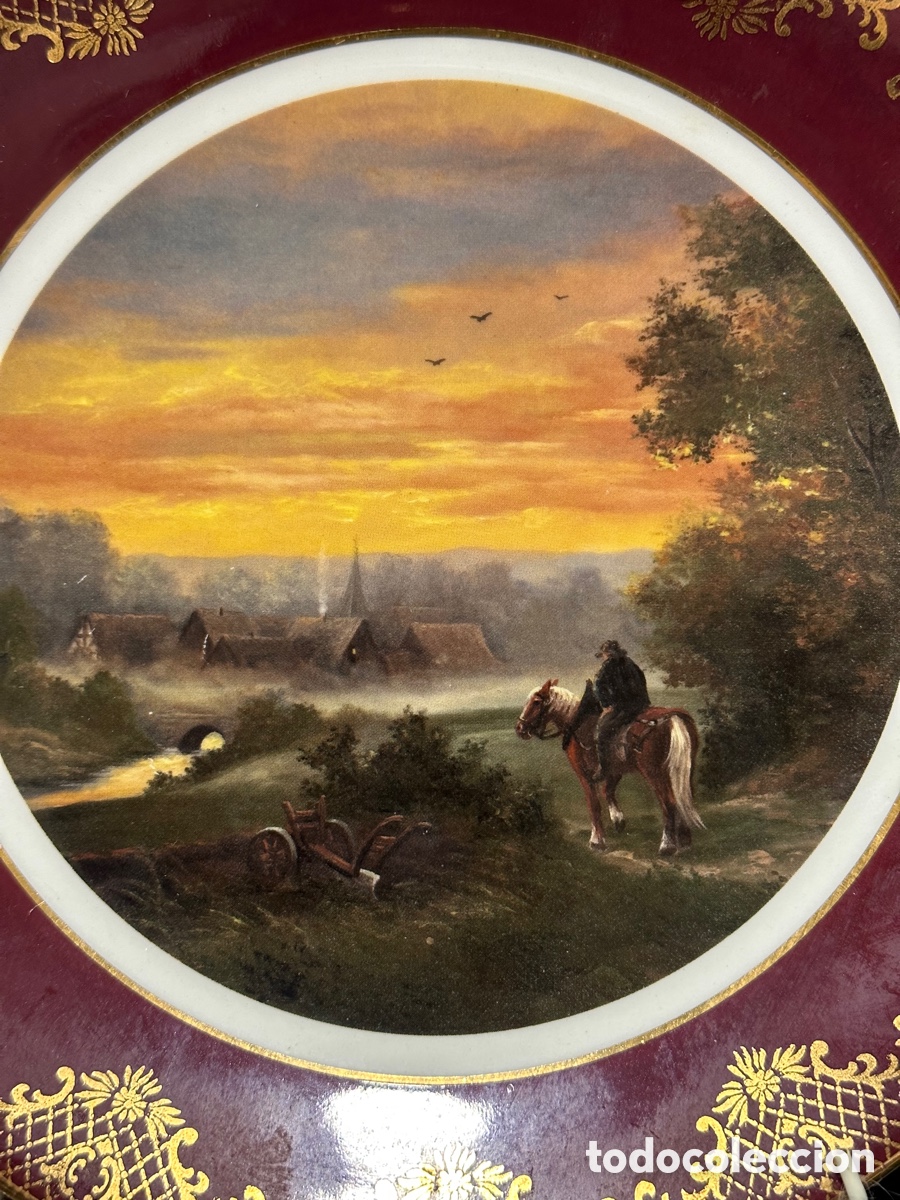 Antig&uuml;edades: Plato de porcelana inglesa - Foto 2