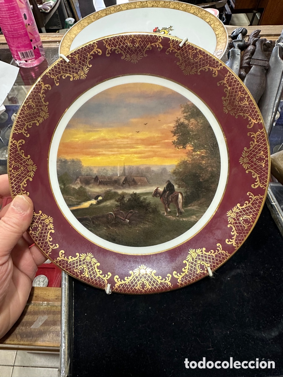 Antig&uuml;edades: Plato de porcelana inglesa - Foto 1