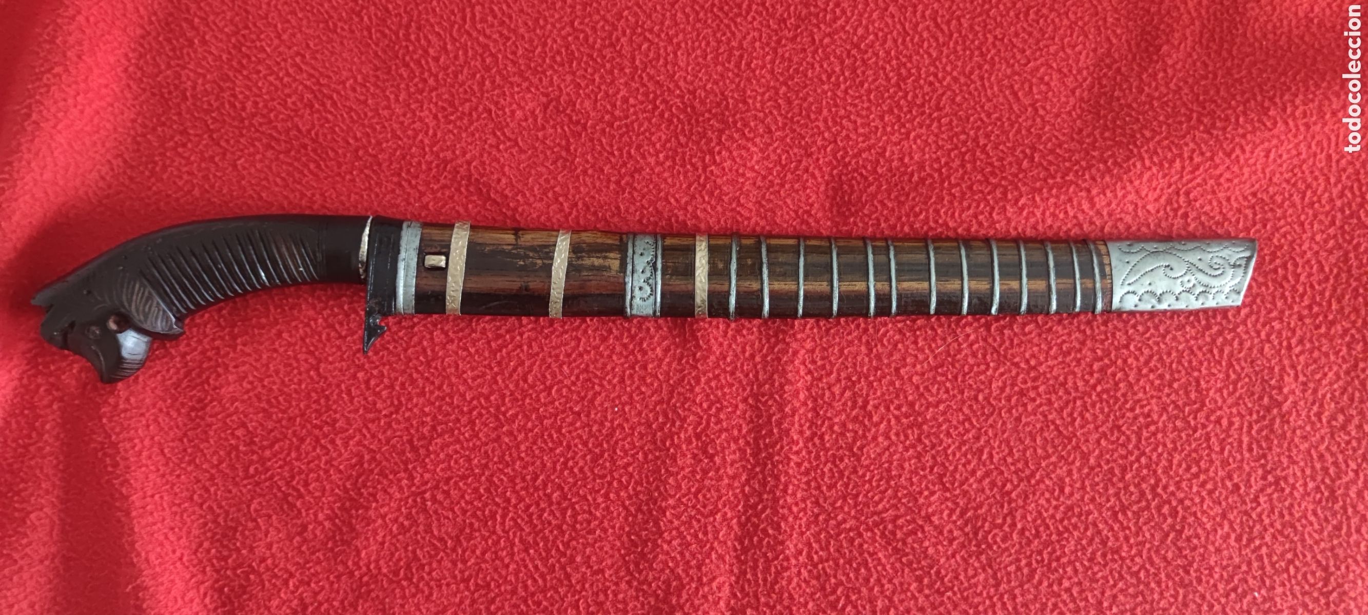 Antig&uuml;edades: Antiguo machete Golok Indonesio - Foto 4