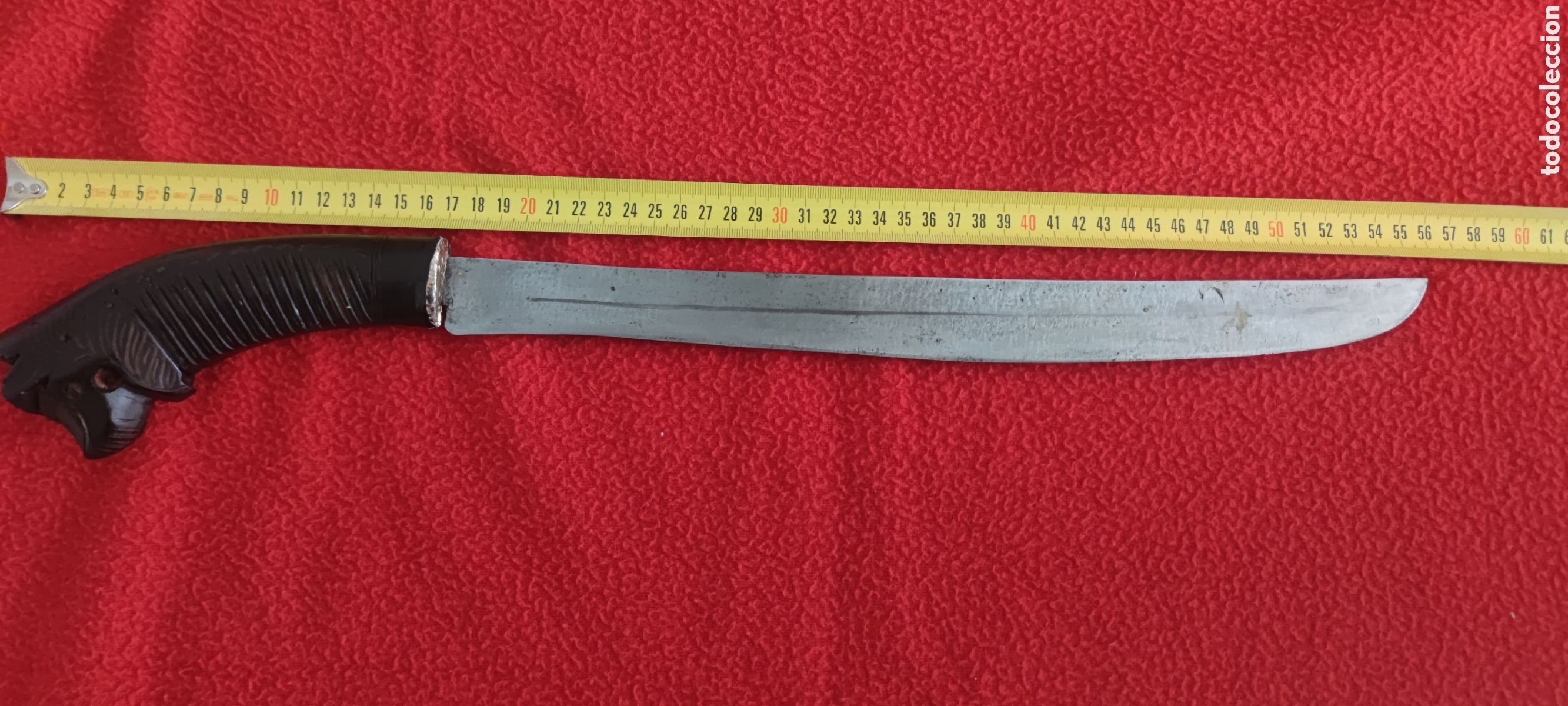 Antig&uuml;edades: Antiguo machete Golok Indonesio - Foto 1