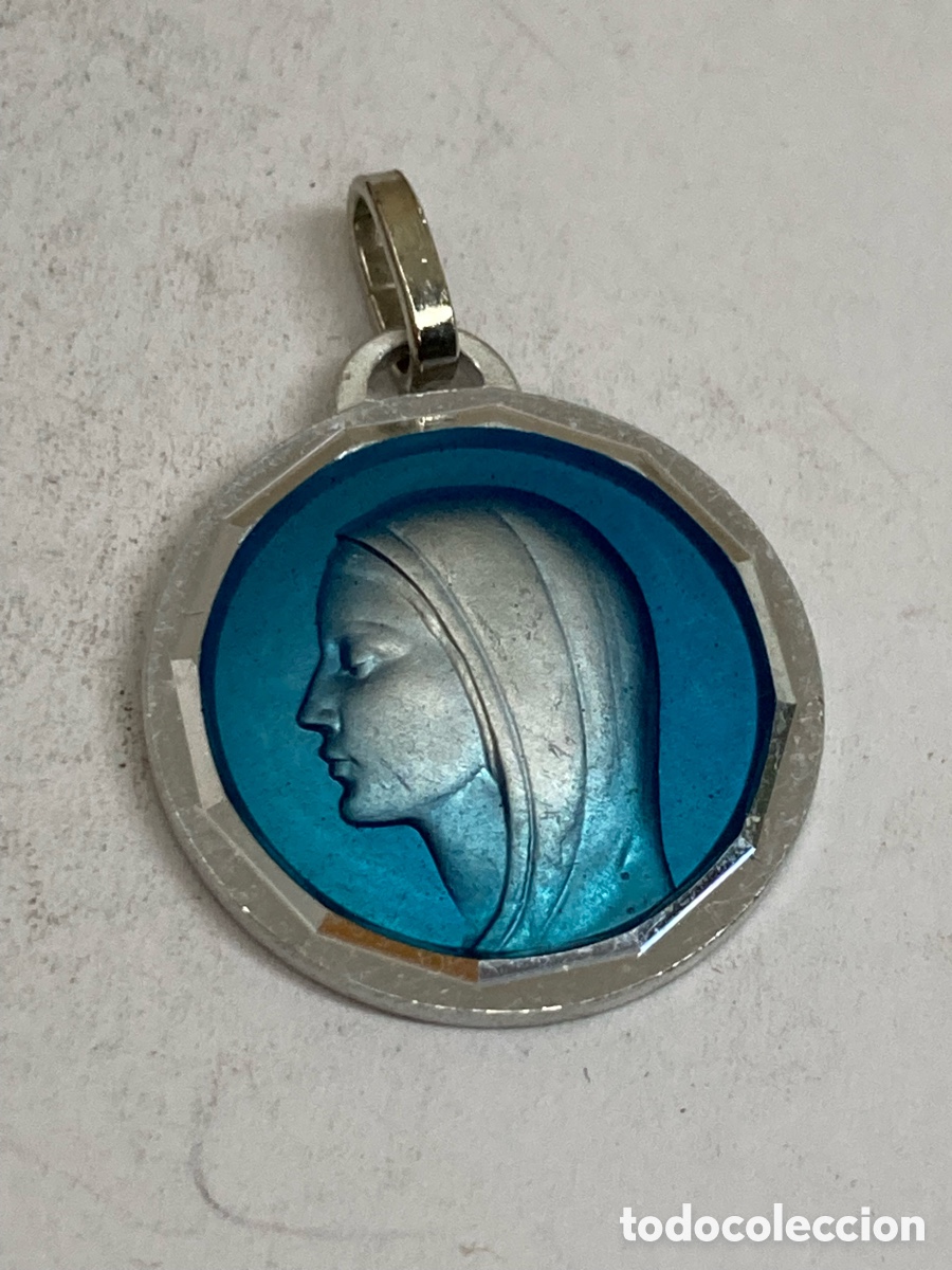 Antig&uuml;edades: Medalla de metal religioso C191 - Foto 1