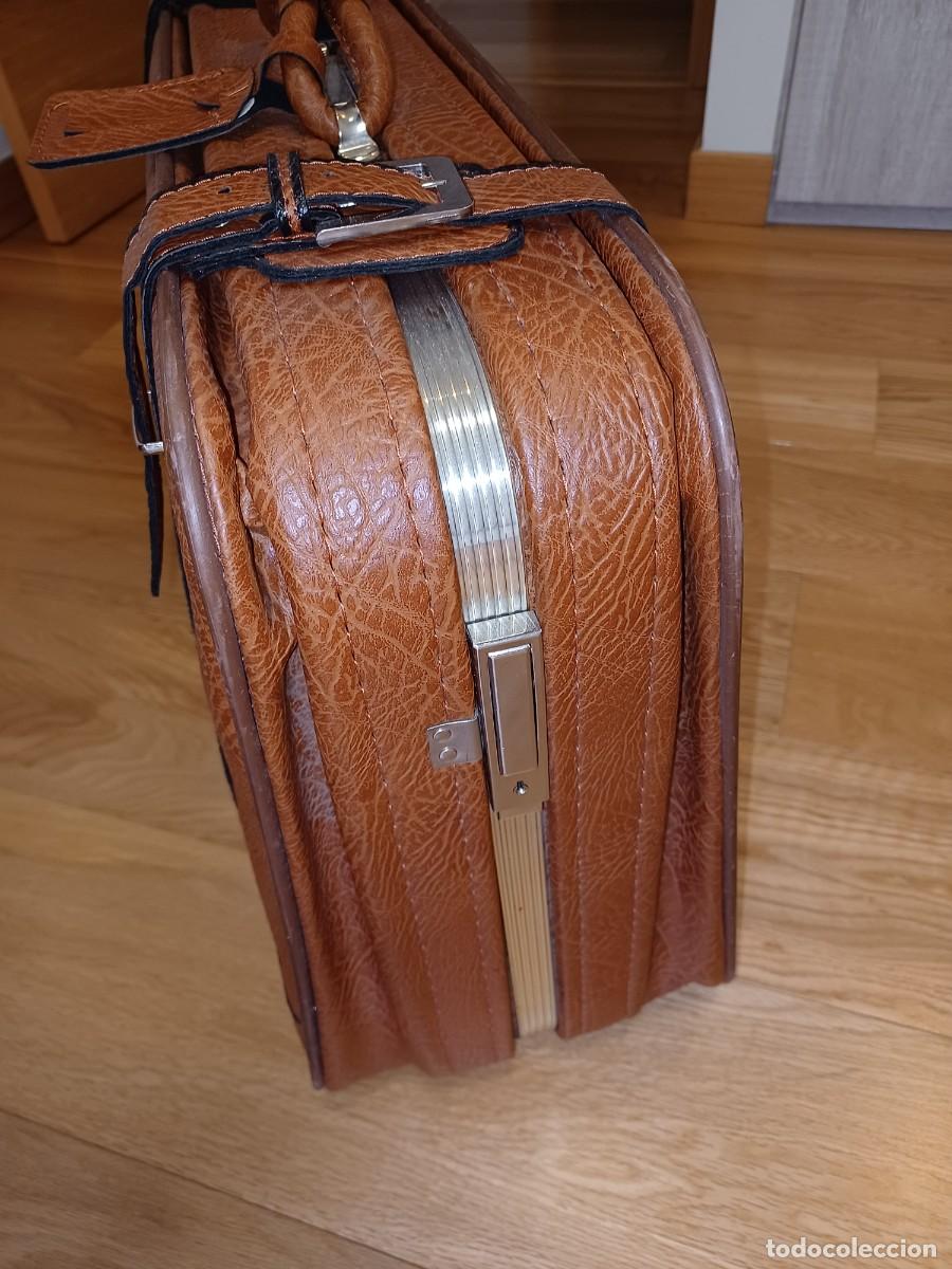 Antig&uuml;edades: Maleta Antigua marron - Foto 2