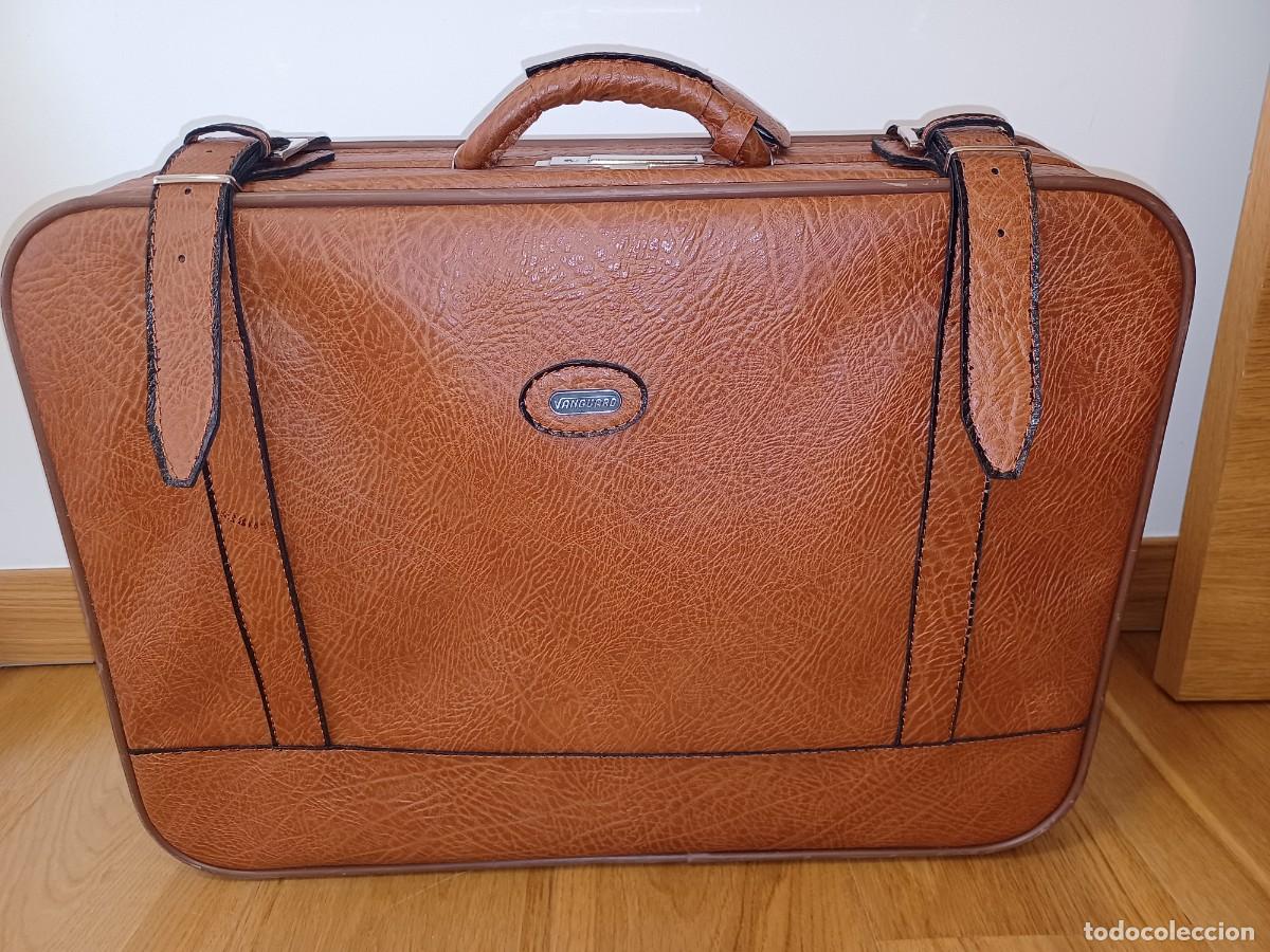 Antig&uuml;edades: Maleta Antigua marron - Foto 9