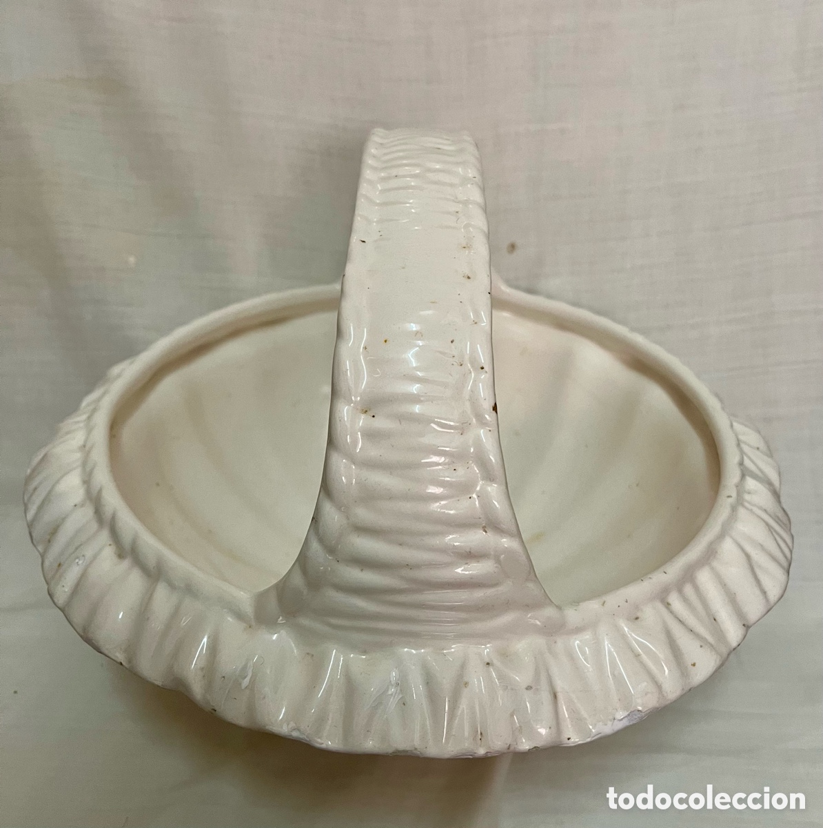 Antig&uuml;edades: FRUTERO DE PORCELANA MANISES - Foto 2