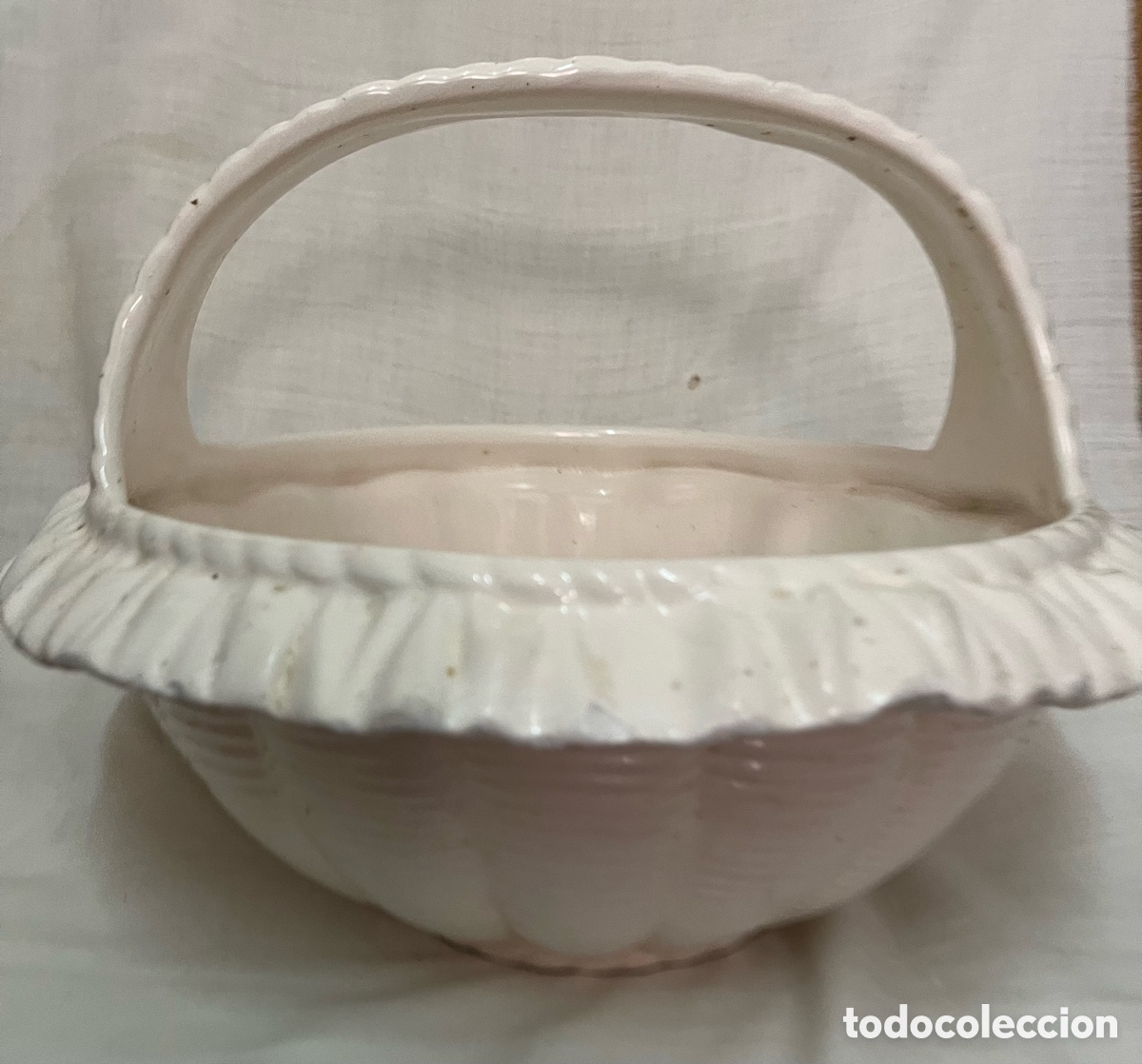 Antig&uuml;edades: FRUTERO DE PORCELANA MANISES - Foto 3