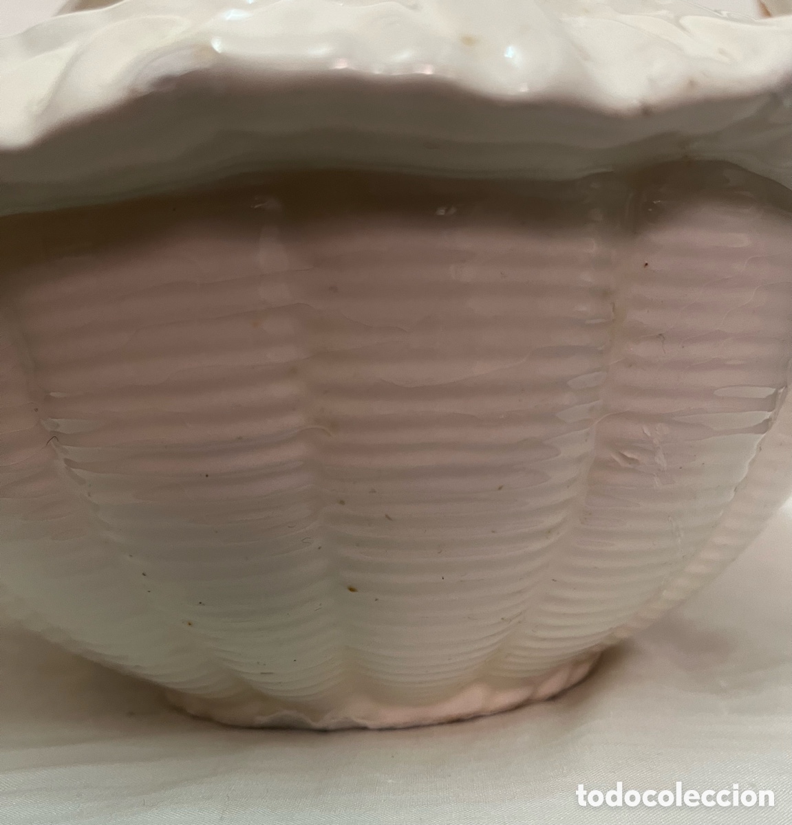 Antig&uuml;edades: FRUTERO DE PORCELANA MANISES - Foto 5