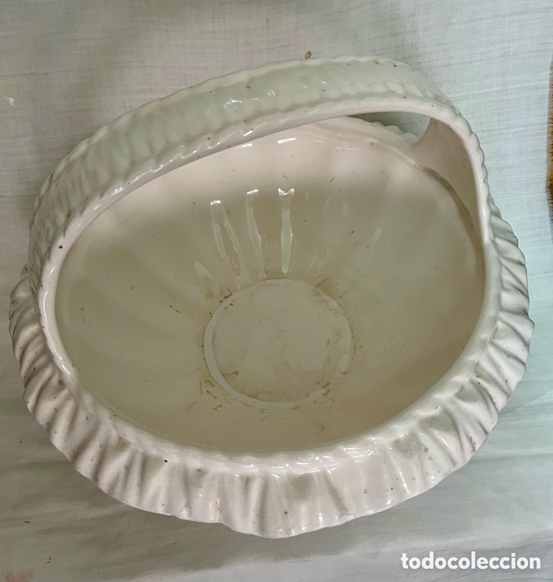 Antig&uuml;edades: FRUTERO DE PORCELANA MANISES - Foto 8