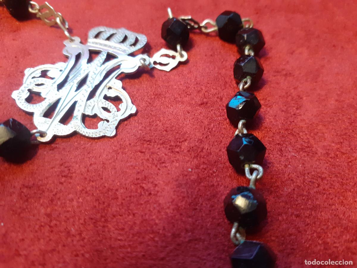 Antig&uuml;edades: Rosario azabache y plata - Foto 4