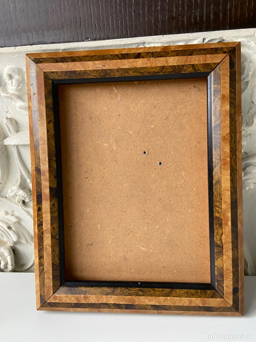 Antig&uuml;edades: C-203-19. Marco de madera taracea. - Foto 5