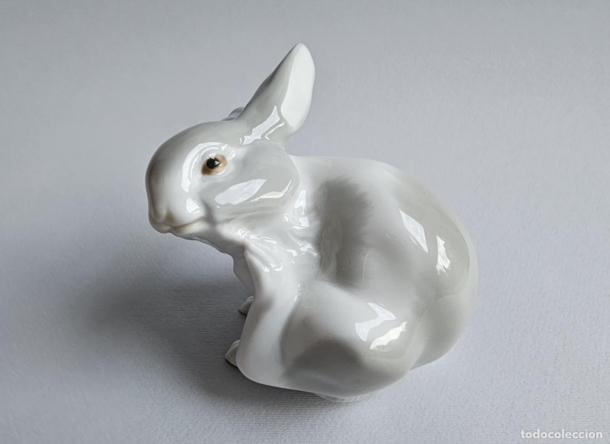Antig&uuml;edades: CONEJITO RASCANDOSE, DE LLADRO - Foto 3