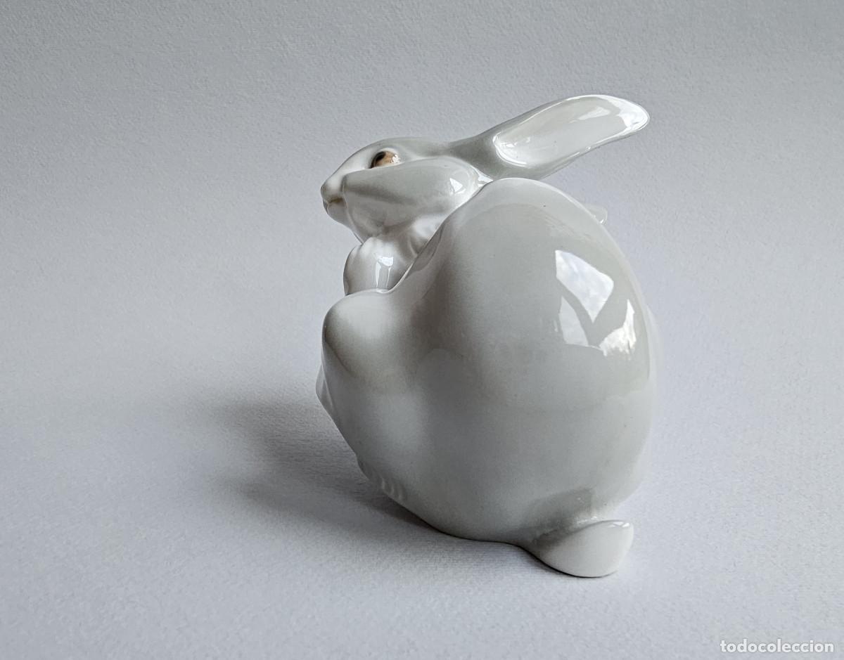 Antig&uuml;edades: CONEJITO RASCANDOSE, DE LLADRO - Foto 5
