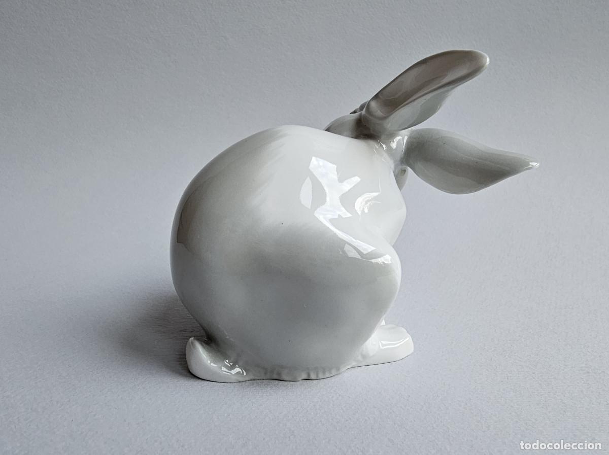 Antig&uuml;edades: CONEJITO RASCANDOSE, DE LLADRO - Foto 6