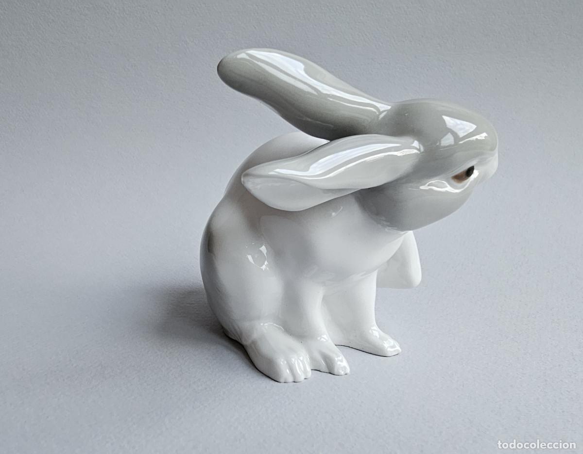 Antig&uuml;edades: CONEJITO RASCANDOSE, DE LLADRO - Foto 8