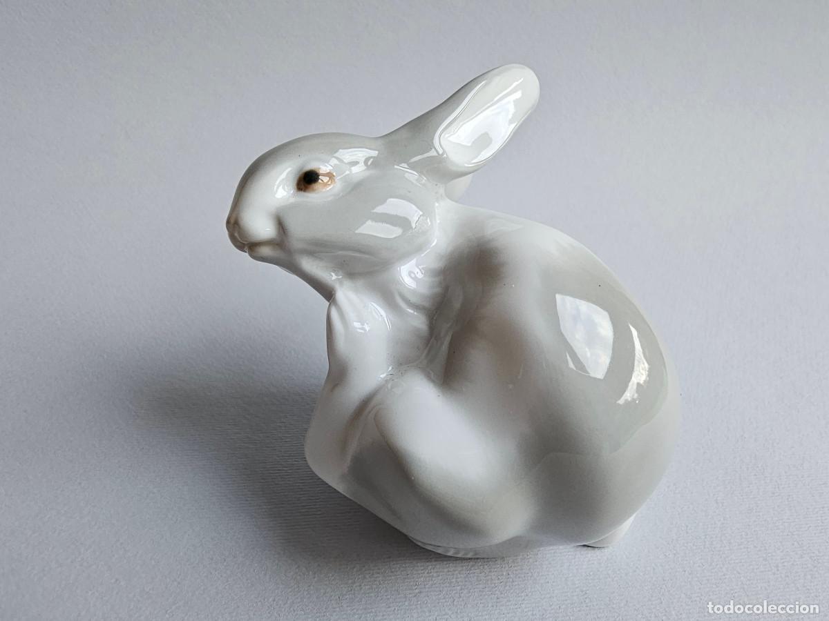 Antig&uuml;edades: CONEJITO RASCANDOSE, DE LLADRO - Foto 1