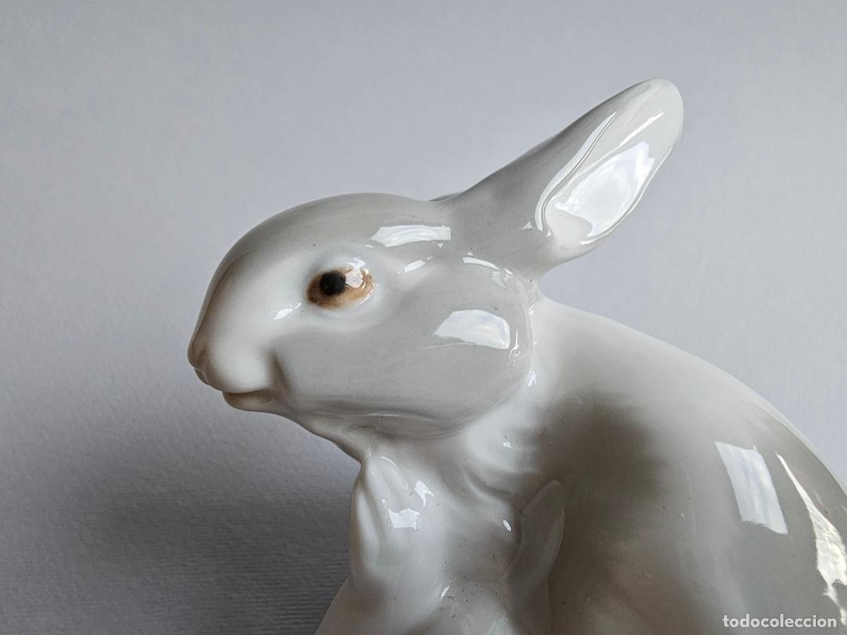 Antig&uuml;edades: CONEJITO RASCANDOSE, DE LLADRO - Foto 11