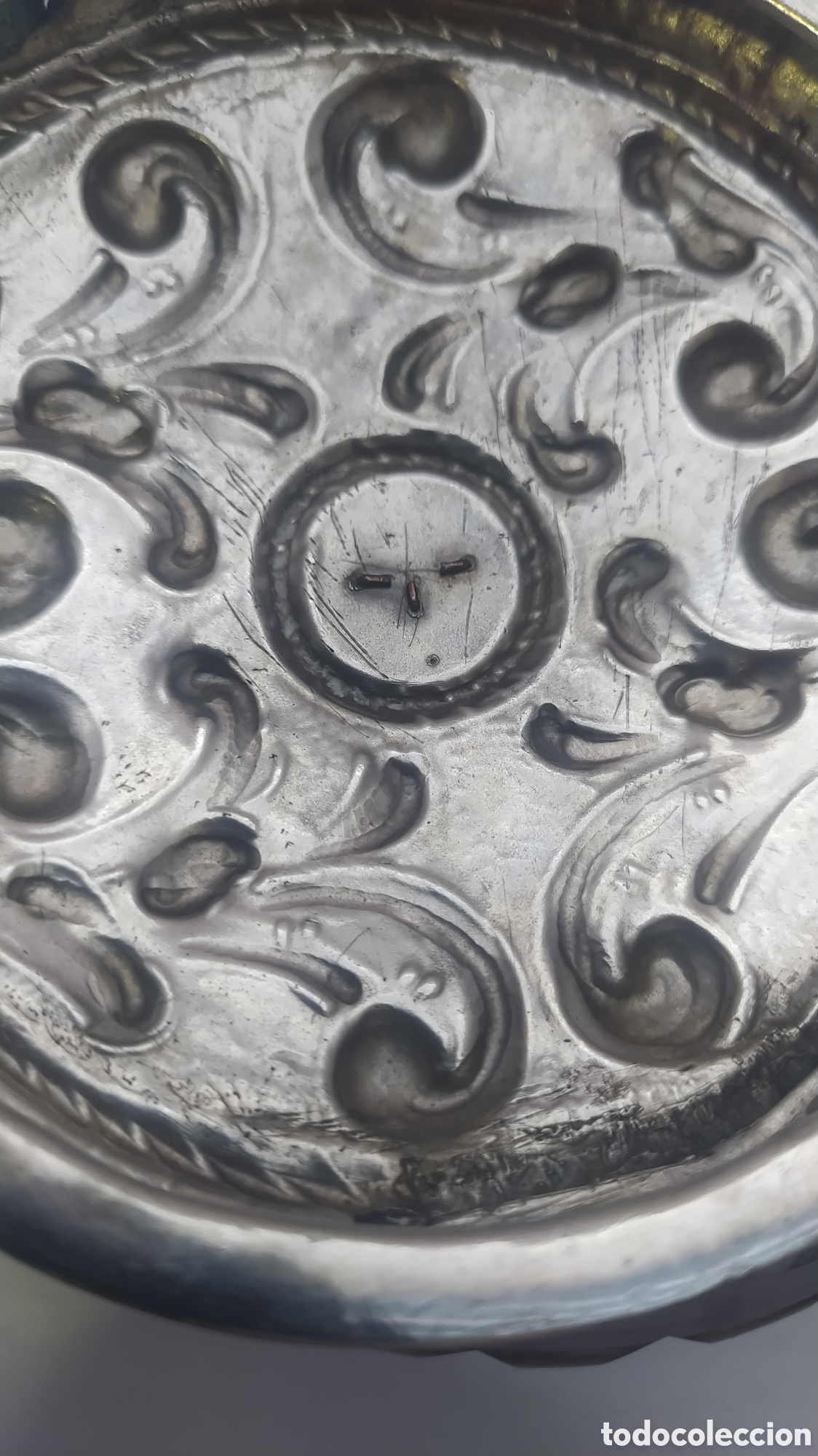 Antig&uuml;edades: Antiguo juego de tocador plata y oro - Foto 7