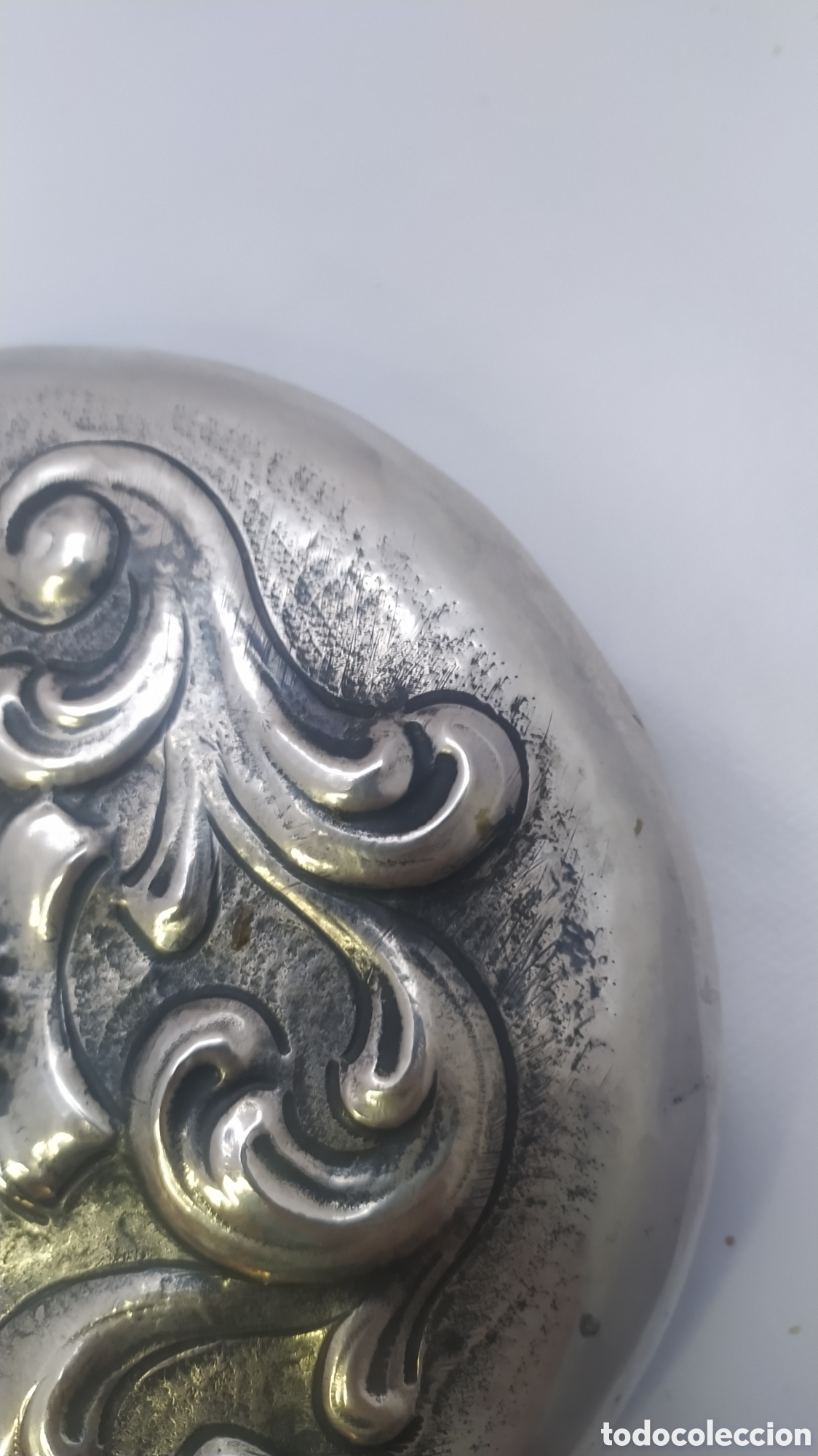 Antig&uuml;edades: Antiguo juego de tocador plata y oro - Foto 18
