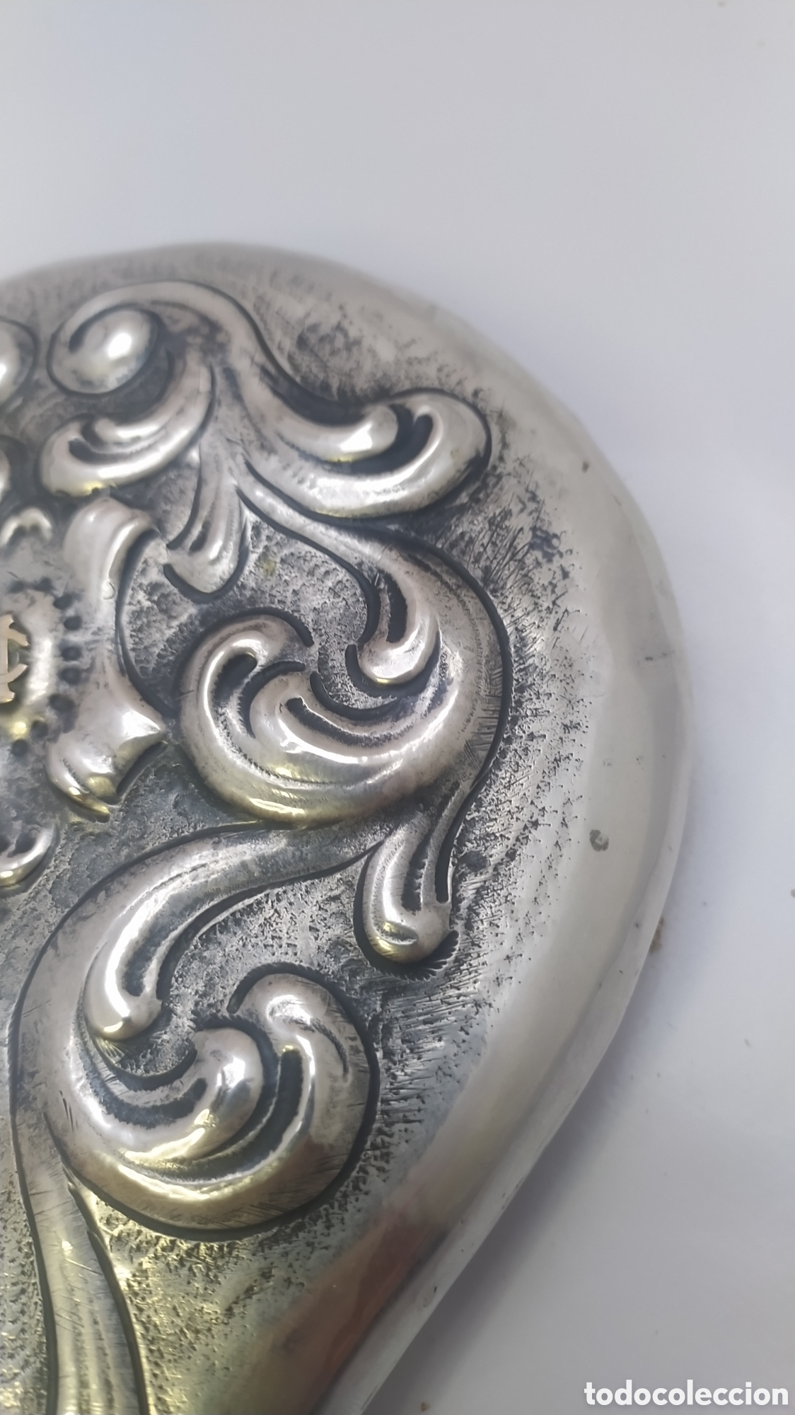 Antig&uuml;edades: Antiguo juego de tocador plata y oro - Foto 19