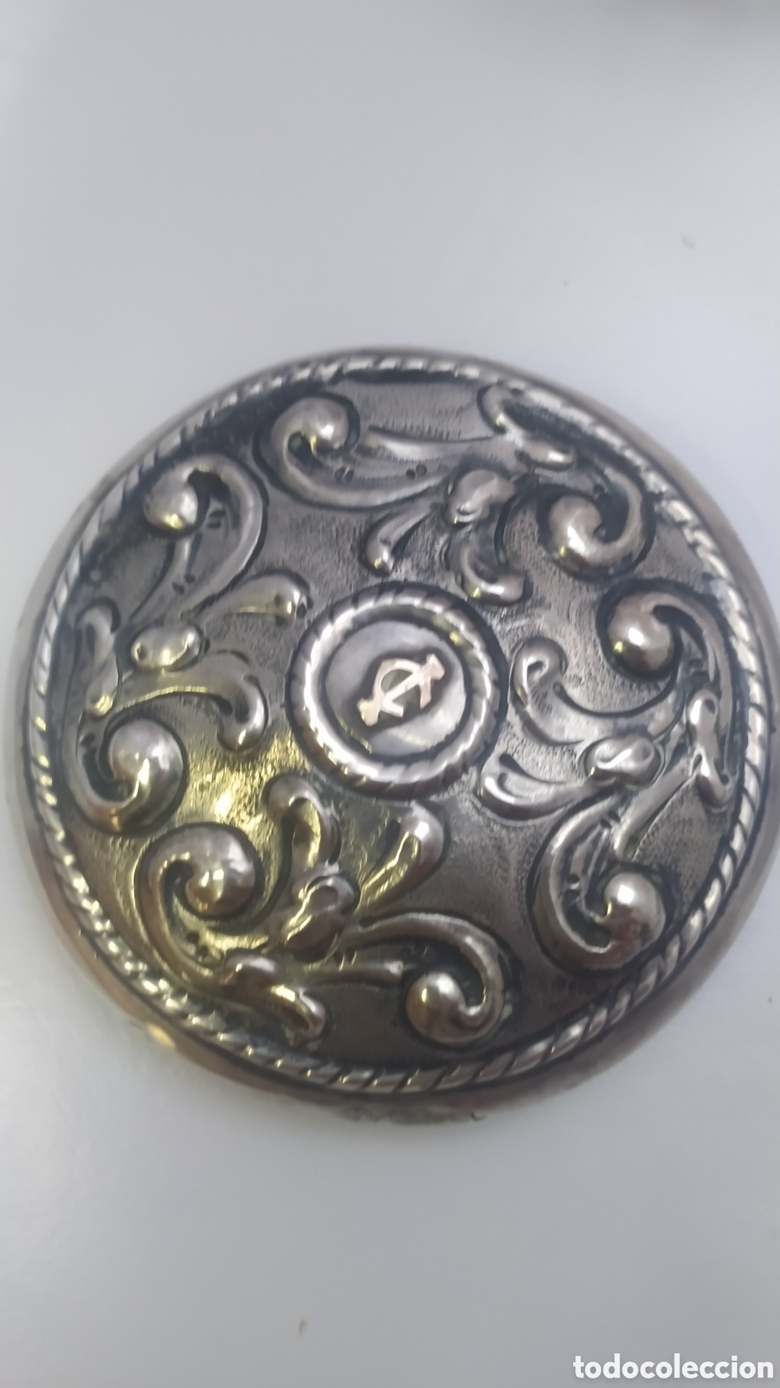 Antig&uuml;edades: Antiguo juego de tocador plata y oro - Foto 25