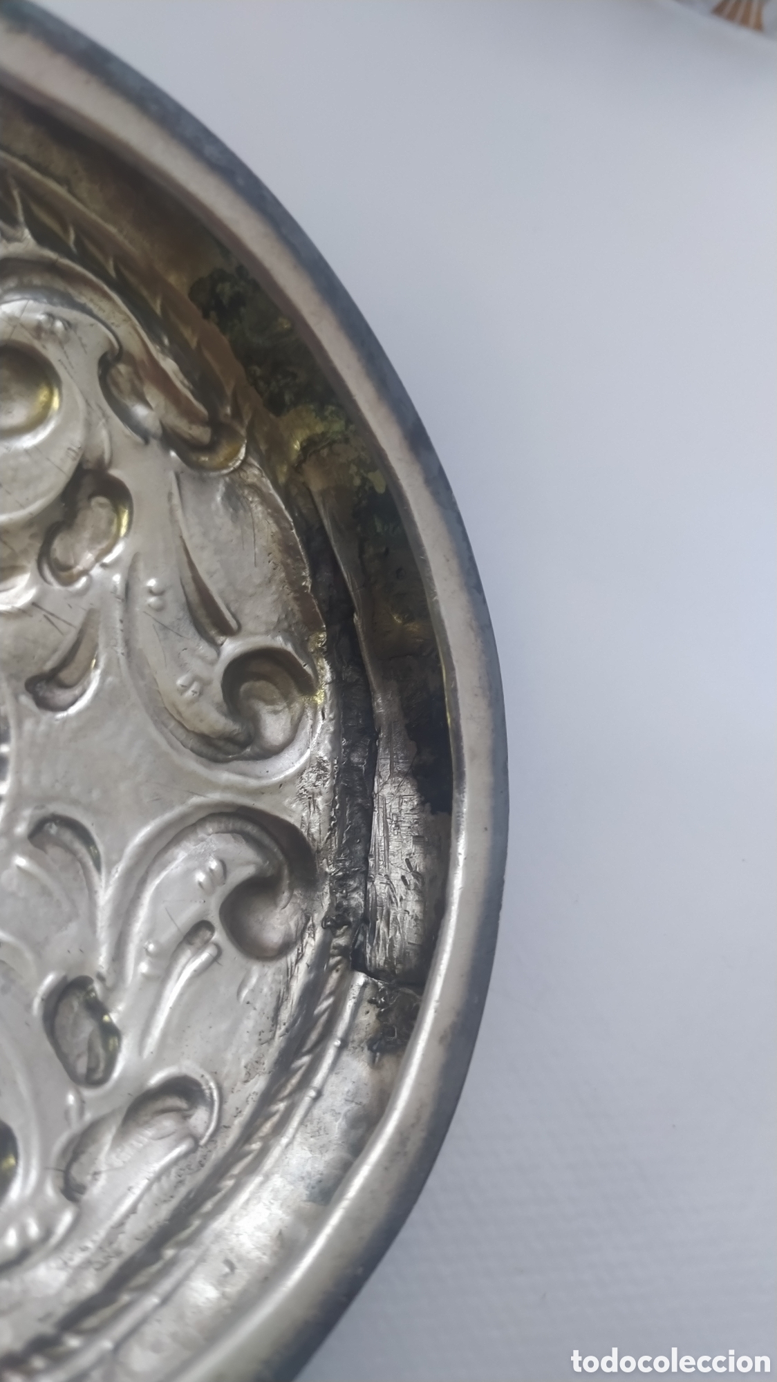 Antig&uuml;edades: Antiguo juego de tocador plata y oro - Foto 26