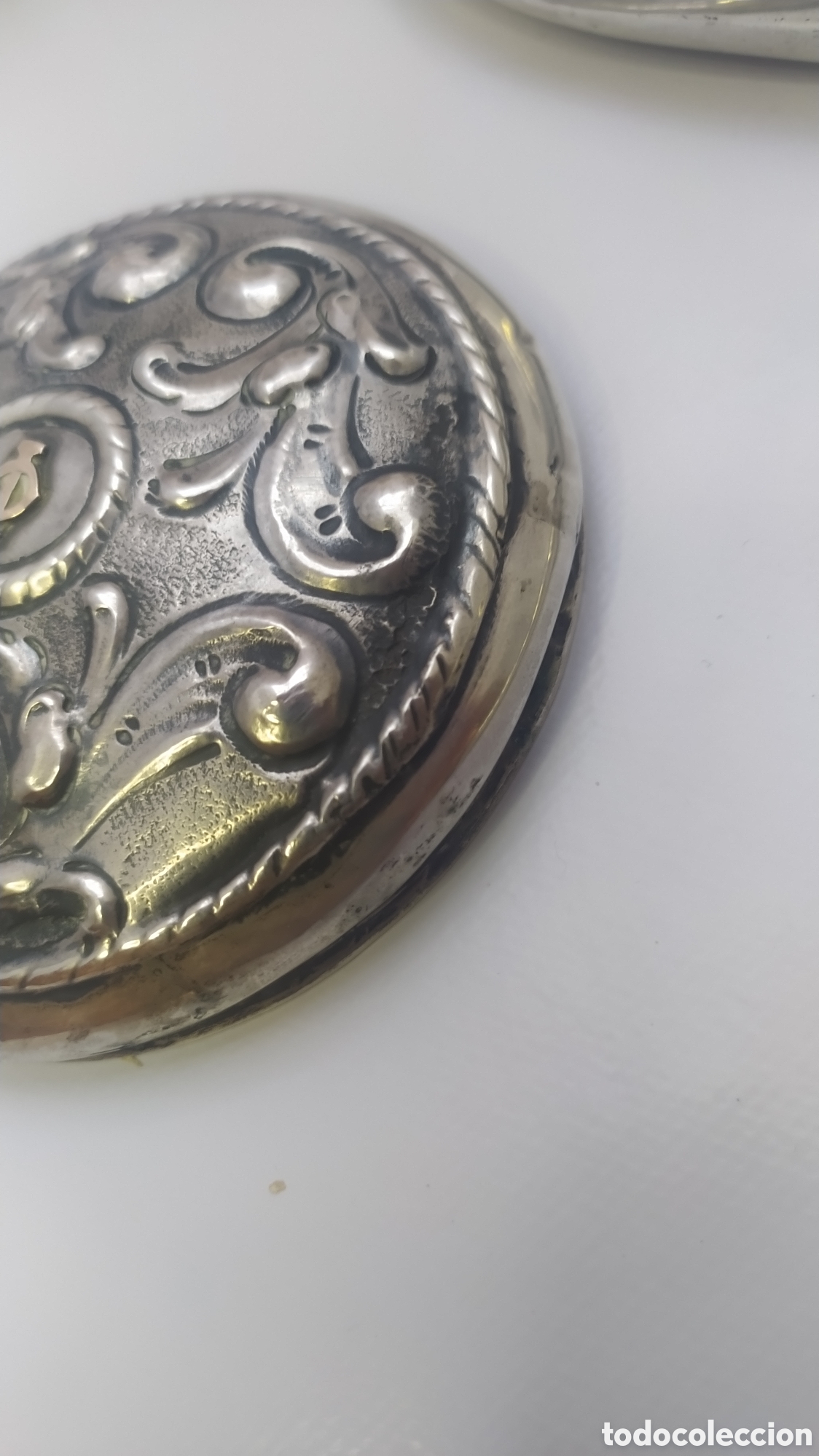Antig&uuml;edades: Antiguo juego de tocador plata y oro - Foto 28