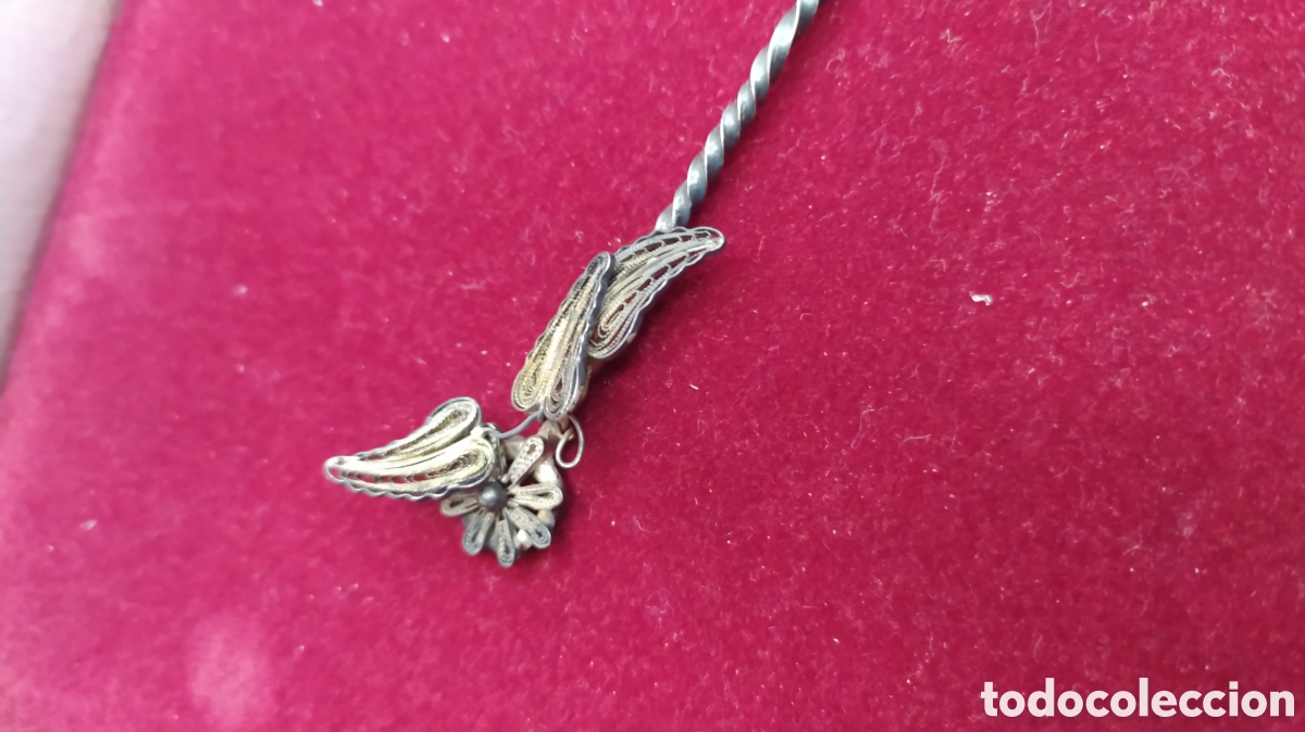 Antig&uuml;edades: Cuchara de plata filigrana - Foto 6