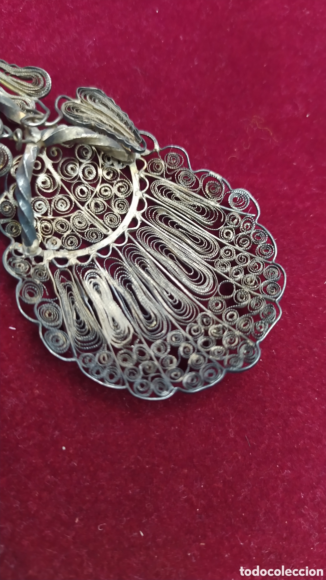 Antig&uuml;edades: Cuchara de plata filigrana - Foto 7