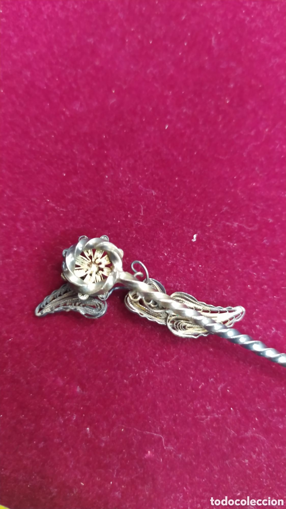 Antig&uuml;edades: Cuchara de plata filigrana - Foto 10