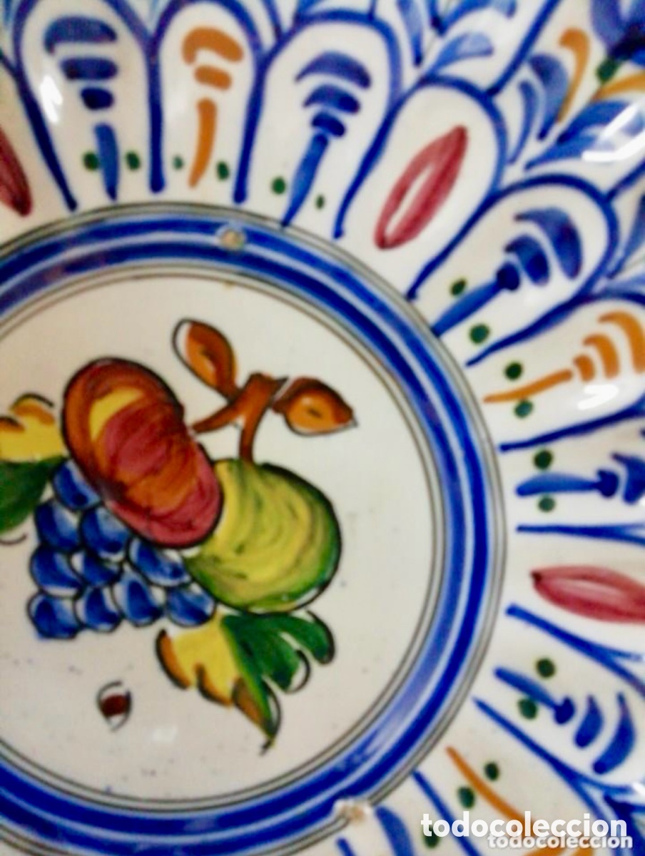 Antig&uuml;edades: PLATO CER&Aacute;MICA TALAVERA - Foto 2