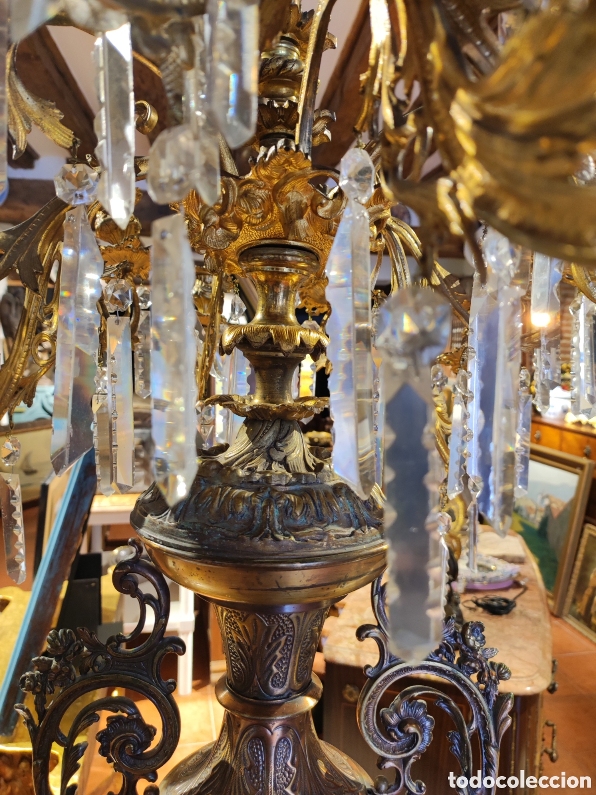 Antig&uuml;edades: Lampara centro de mesa - Foto 4