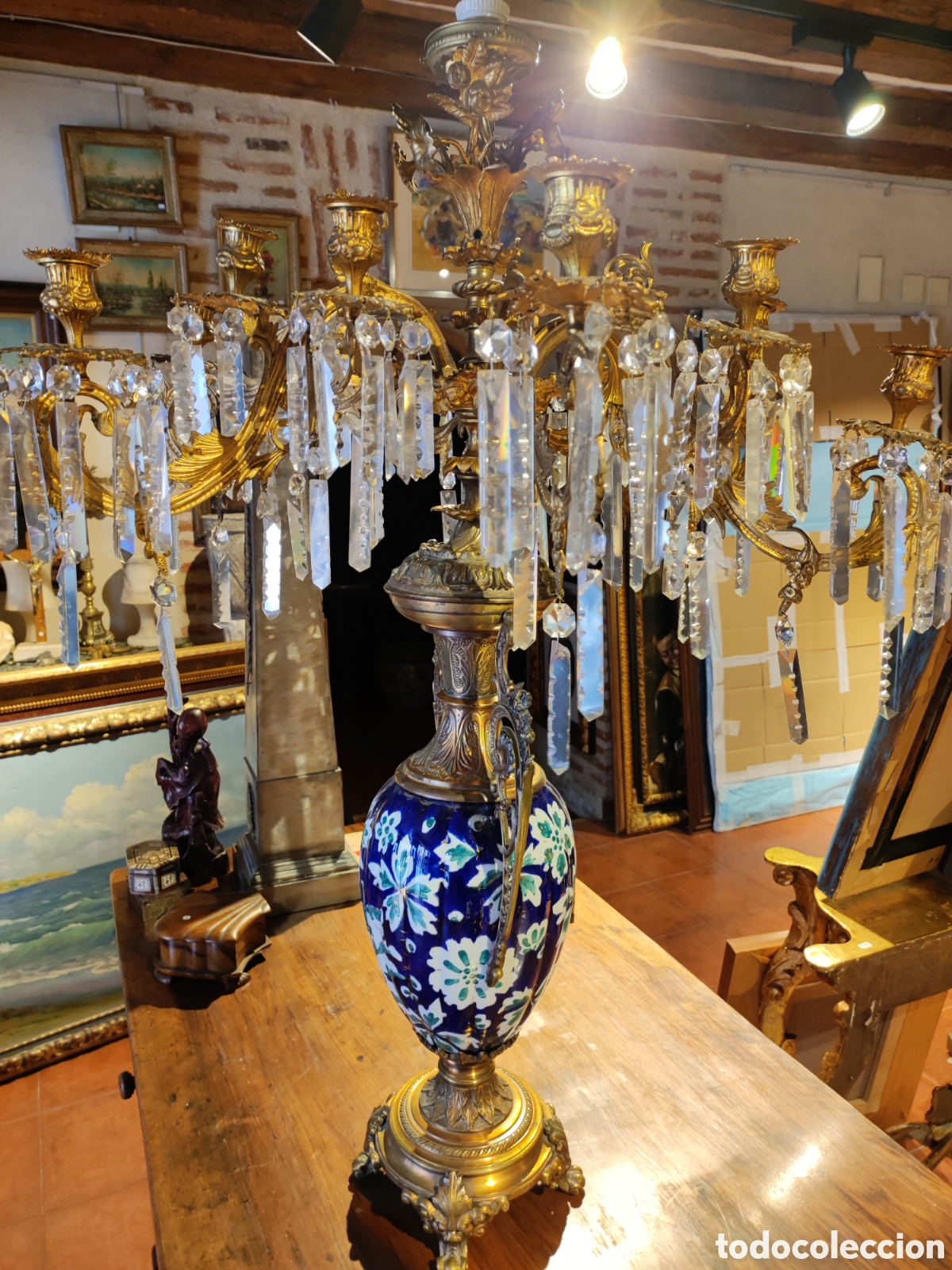 Antig&uuml;edades: Lampara centro de mesa - Foto 6