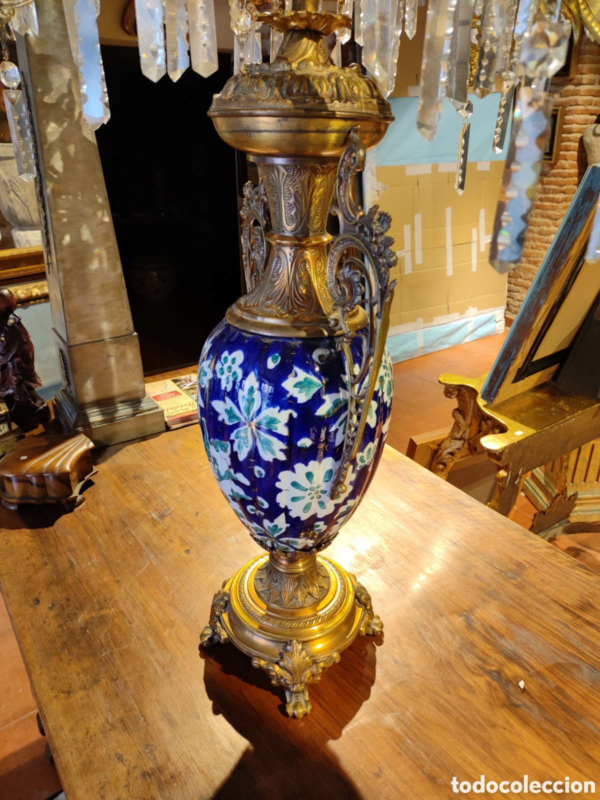 Antig&uuml;edades: Lampara centro de mesa - Foto 7