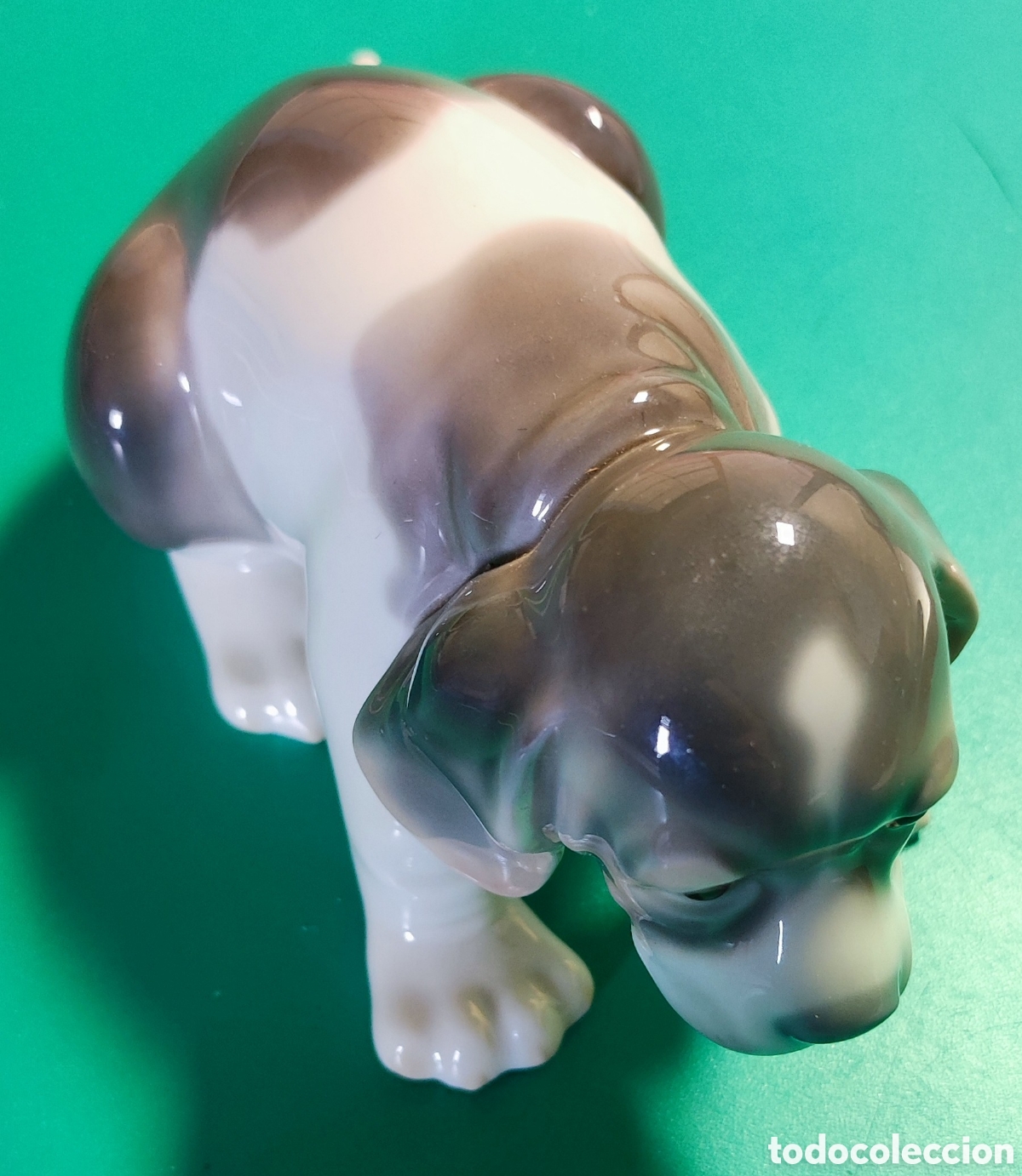 Antig&uuml;edades: Porcelana Lladr&oacute;, perro. - Foto 2